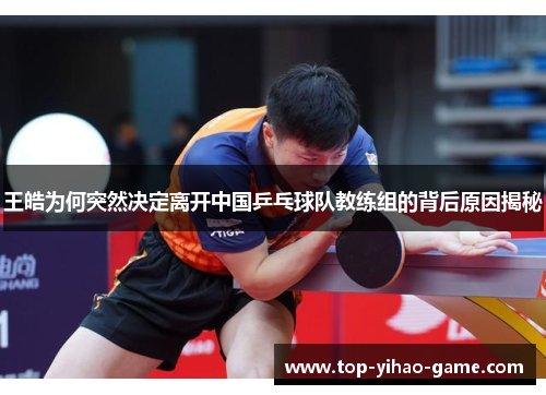 王皓为何突然决定离开中国乒乓球队教练组的背后原因揭秘
