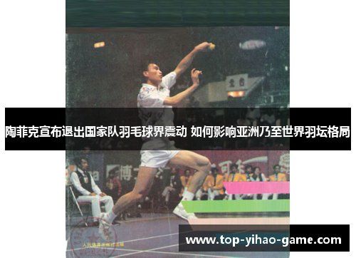 陶菲克宣布退出国家队羽毛球界震动 如何影响亚洲乃至世界羽坛格局